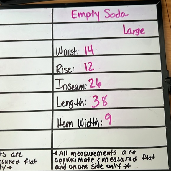 Empty soda “Nightmares of Love” jeans. Size 6 - Picture 11 of 11